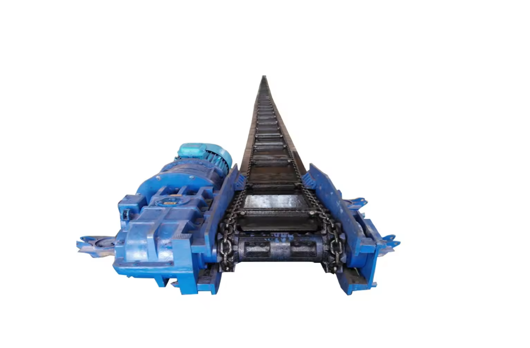Vertical inclined scraper conveyor
