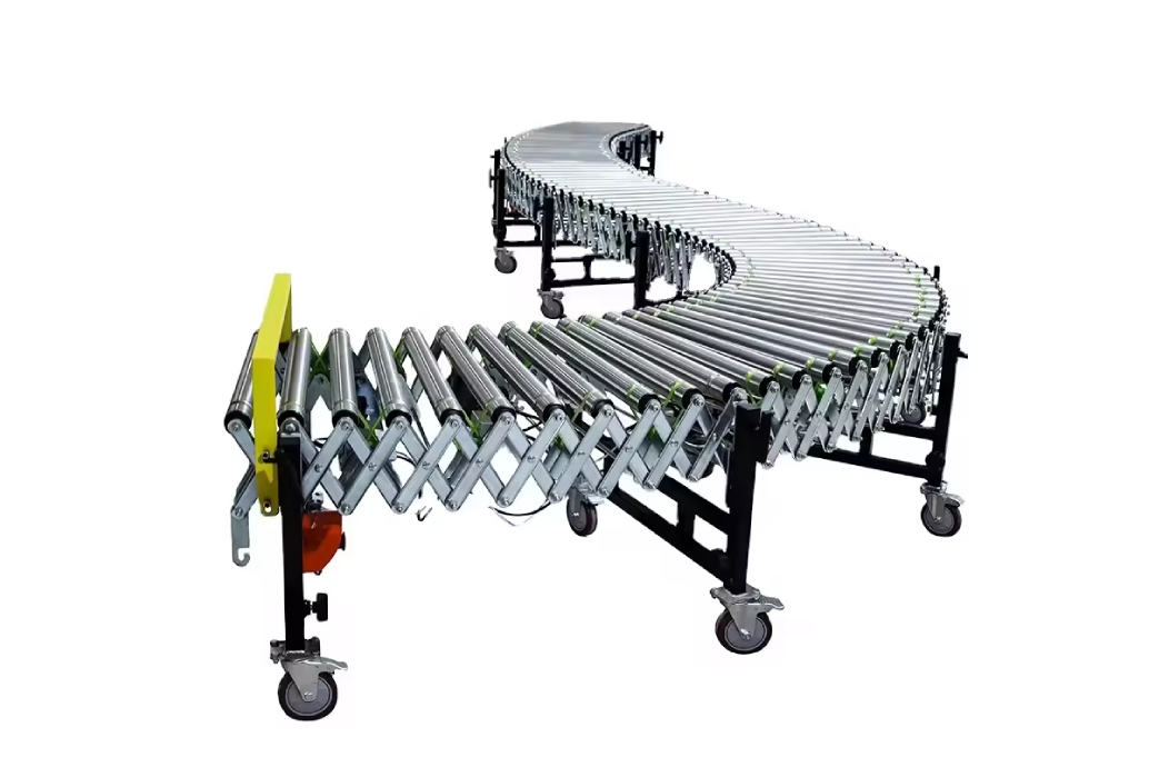 Telescopic roller conveyor